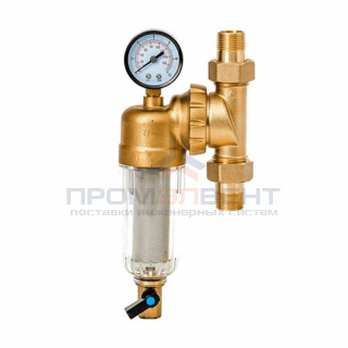 Фильтр тонкой очистки промывной ГЕЙЗЕР Бастион 312 - 3/4" (для холодной воды)