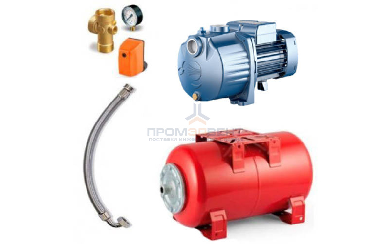 Насосная станция Pedrollo HYDROFRESH 2Cpm 80C-50 CL - 0,37 кВт (Qmax 70 л/мин, 1x230В)