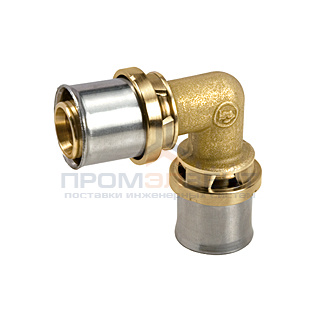 Отвод 90° Giacomini RM122 - 32x3.0 (прессовой, для металлопластиковых труб)