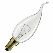 Лампа свеча на ветру Foton DECOR С35 FLAME CL 60W E14 230V прозрачная