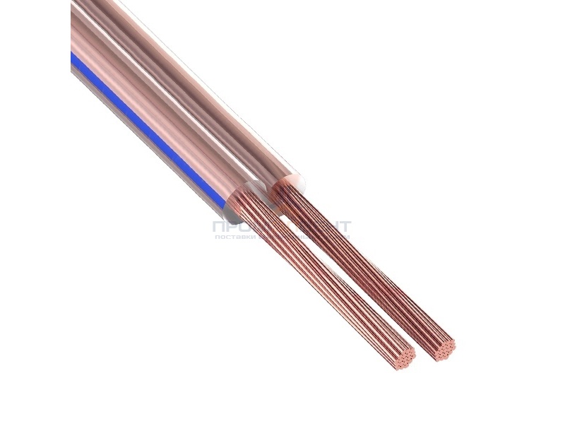 Кабель акустический 2х0,35 PROconnect BLUELINE прозрачный