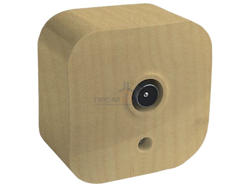 Розетка телевизионная Legrand Quteo дерево [уп 20шт]